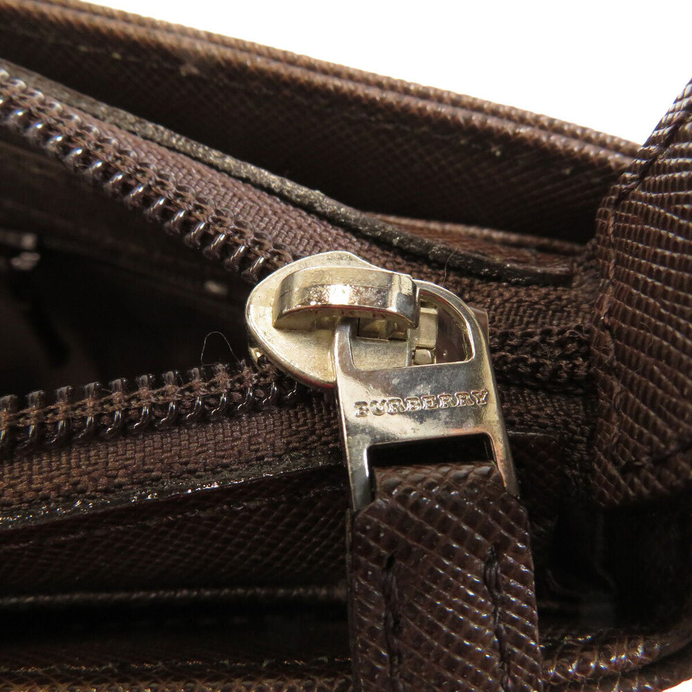 Burberry Nova Check Shoulder Bag Canvas Leather - Picture 8 of 11